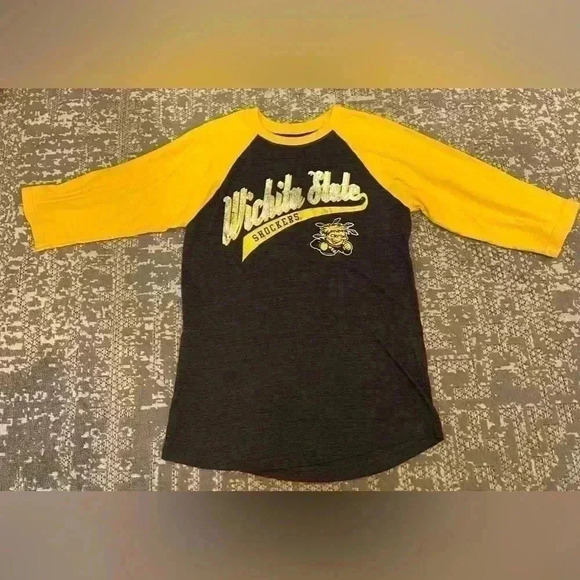 Lot of 2 Women’s Wichita State Shockers shirts size Small color Black and Gold - Picture 1 of 9